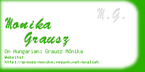 monika grausz business card