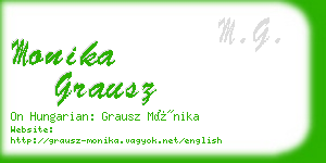 monika grausz business card